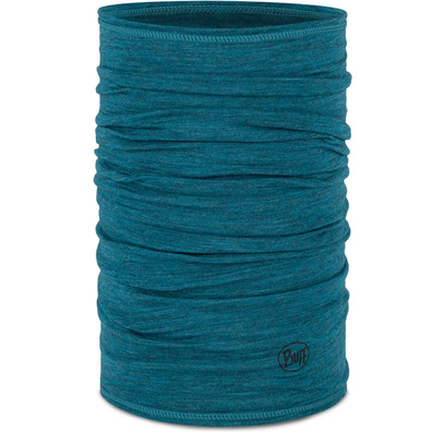 Buff Merino Leve Sólido Azul-petróleo Polaina de Pescoço