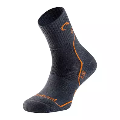 Meias Lurbel Camino Four Cinza/Laranja