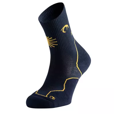 Meias Lurbel Tierra Peregrino Quatro Azul/Amarelo