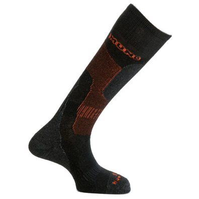 Mund Half Ski Sock Primaloft Wool Black