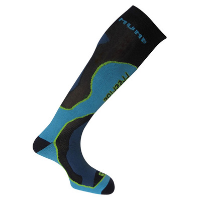 Media Mund Skiing Freeride Sock Blue