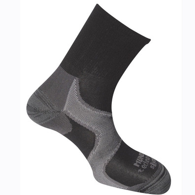 Mund Casual City Summer Sock Preto-Cinza