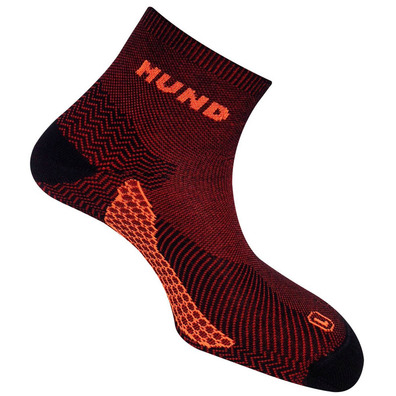 Mund Double Trekking / Running Anti-bolhas Sock Tile Orange-Black