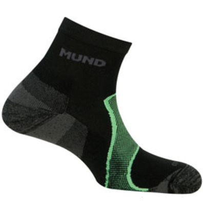 Mund Trail / Cross Black / Green Sock