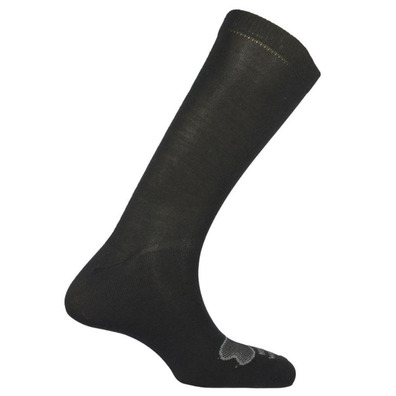 Mund Wool / Seda Black Sock