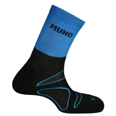 Meia técnica Mund Plogging preta/azul