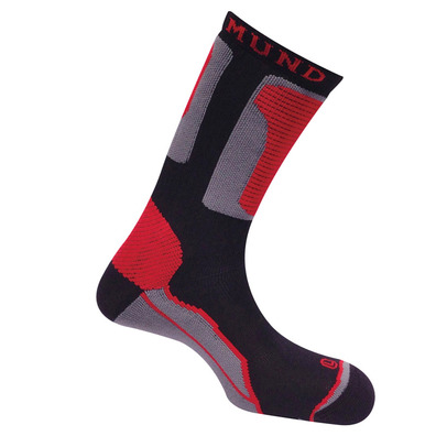 Mund Roller Socks Vermelho / Preto / Cinza