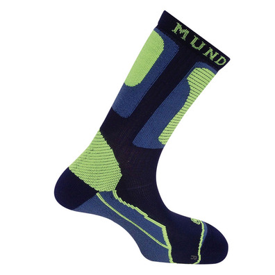 Mund Roller Socks Verde / Azul marinho
