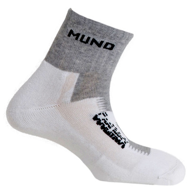 Mund Running Socks Branco / Cinza