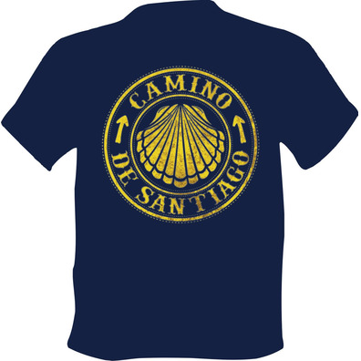Camiseta da Marinha Camino de Santiago