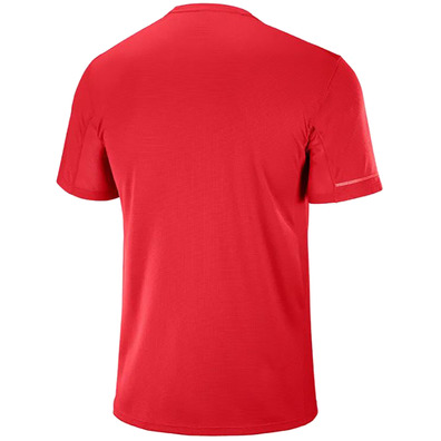 Salomon Agile HZ SS Tee Camiseta vermelha