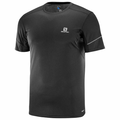 Salomon Agile SS Tee Camiseta preta