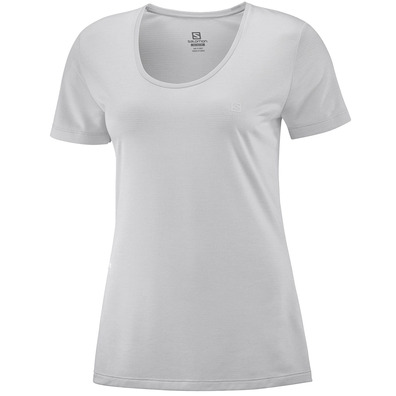 Camiseta Salomon Agile SS Tee W Gris