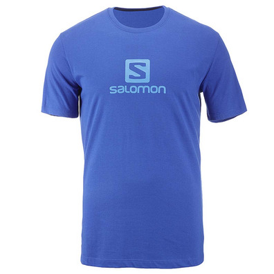 Camiseta Salomon Algodão Logo SS Camiseta Azul