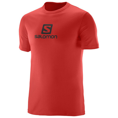 Camiseta Salomon Algodão Logo SS Tee Rojo