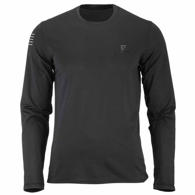 Salomon Pulse LS Tee Camiseta preta