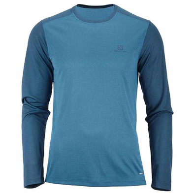 Salomon Stroll LS Tee Camiseta azul