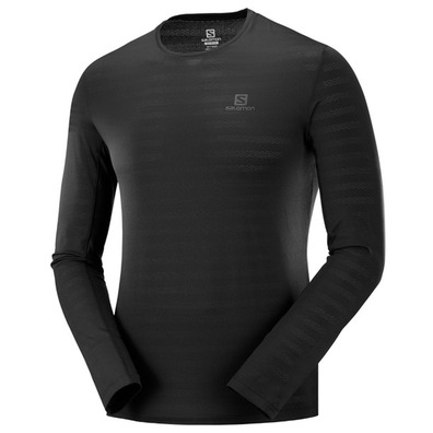 Camiseta Salomon XA LS Tee M Preto