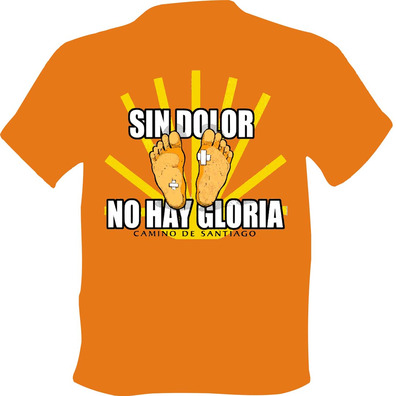 Sem dor, sem Glory Orange T-Shirt