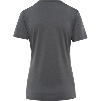 Thermowave manga curta W T-shirt cinza