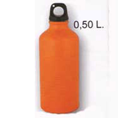 Garrafa de alumínio de 0,5 litro de laranja