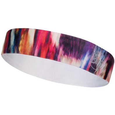 Love Ancha Buff Wide Hairband Lila Multi