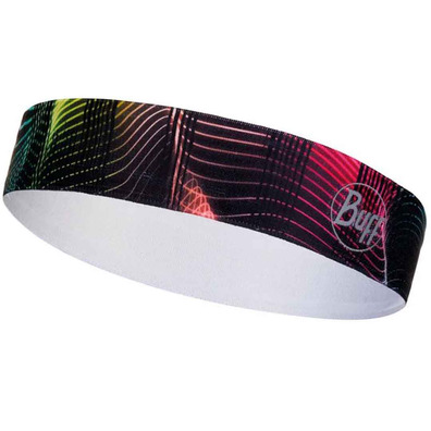 Love Ancha Buff Wide Hairband Negro Multi