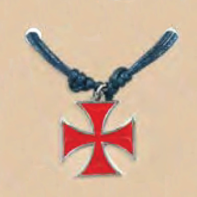 Pingente Cruz Vermelha de Malta