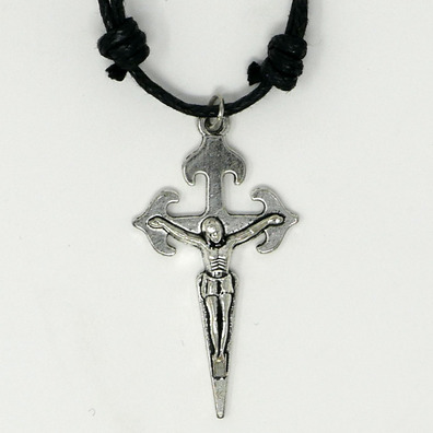 Crucifixo pingente de metal em cruz de Santiago