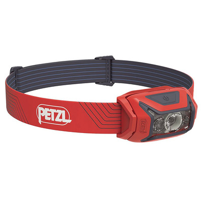 Farol Petzl Actik 450 lumens Rojo