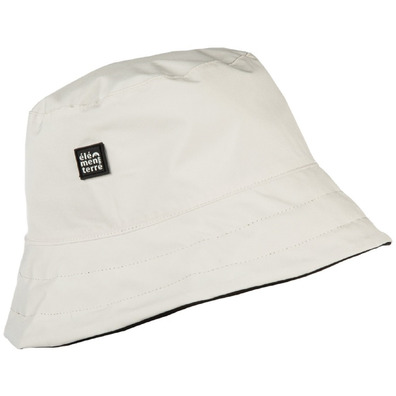 Chapéu reversível à prova d&#39;água Elementerre Gunsight, branco/preto