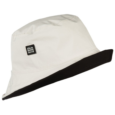 Chapéu reversível à prova d&#39;água Elementerre Gunsight, branco/preto