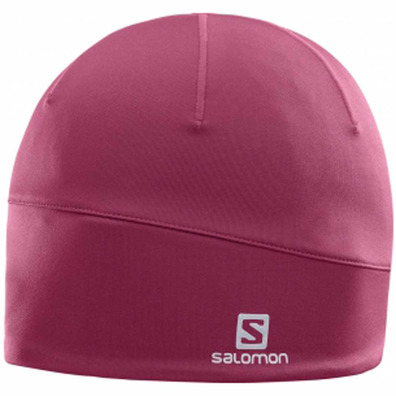 Salomon Active Beanie Chapéu Laranja Rojo granate