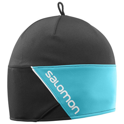 Chapéu Beanie Salomon RS Preto / Turquesa