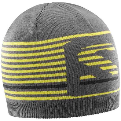 Gorro Salomon Flatspin Short Beanie Grey / Lima