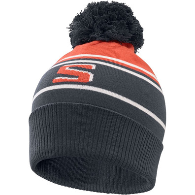 Gorro Salomon Heritage cinza/laranja