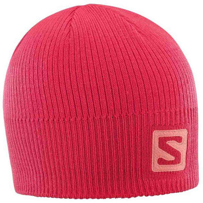 Salomon Hat Beanie Coral Logo