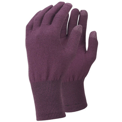 Luva Trekmates Merino Touch Violeta