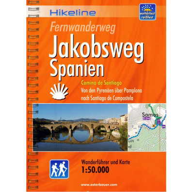 Hikeline Jakobsweg Espanha Ferwanderweg