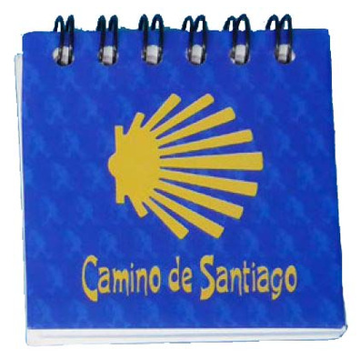 Ímã de caderno estrela Caminho de Santiago