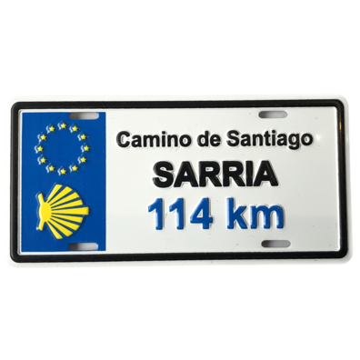 Matrícula Magnética Sarria Km 114