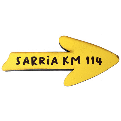 Flecha Magnética de Madeira Sarria Km 114