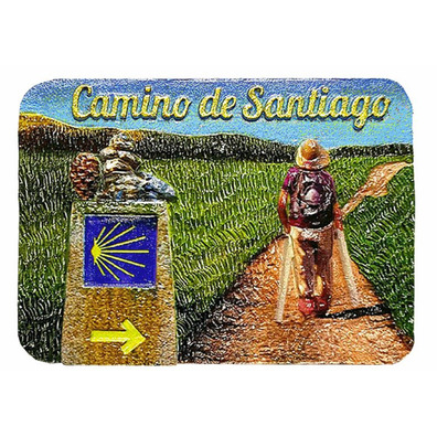 Ímã de paisagem Caminho de Santiago MyL