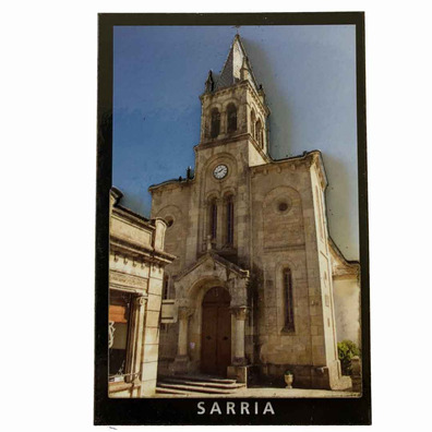 Igreja Magnet Wood Relief Santa Marina Sarria