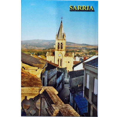 Sarria Magnet Igreja de Santa Marina 5,4 x 8 cm