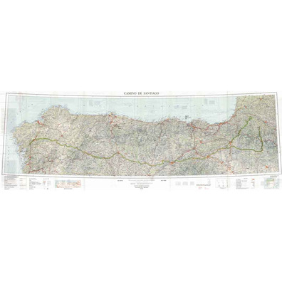 Mapa Camino de Santiago IGN 1: 600.000