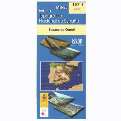 Mapa Seoane Caurel 157-1 IGN 1: 25.000