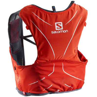 Salomon Adv Skin 5 Set Mochila Vermelha / Branca