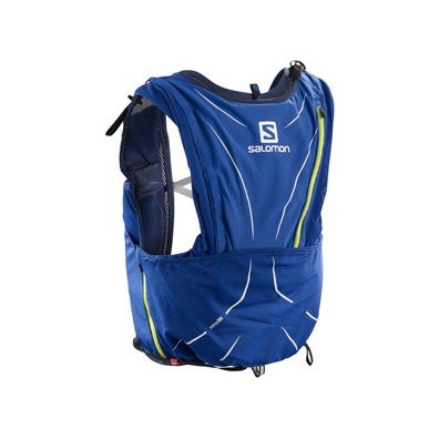 Mochila Salomon Adv Skin 12 Set Blue / Lime