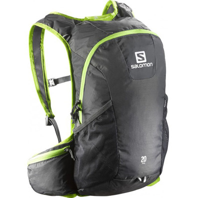 Salomon Trail 20 mochila cinza / limão